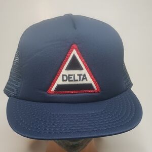 Vintage Delta Non-Destructive Testing Mesh Trucker Snapback Hat